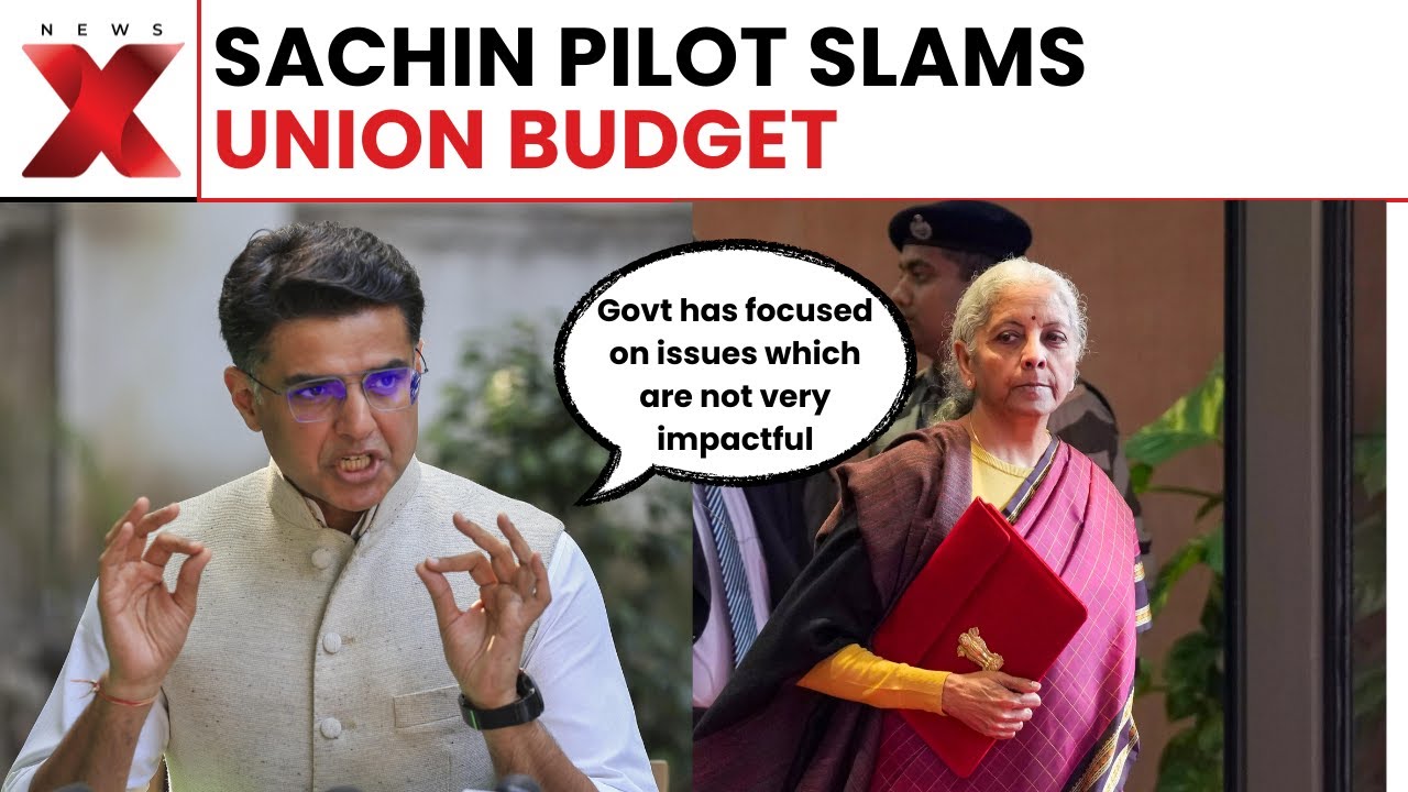 Union Budget 2026: Sachin Pilot Slams BJP Budget, Says Poor Being Stripped Financially | NewsX