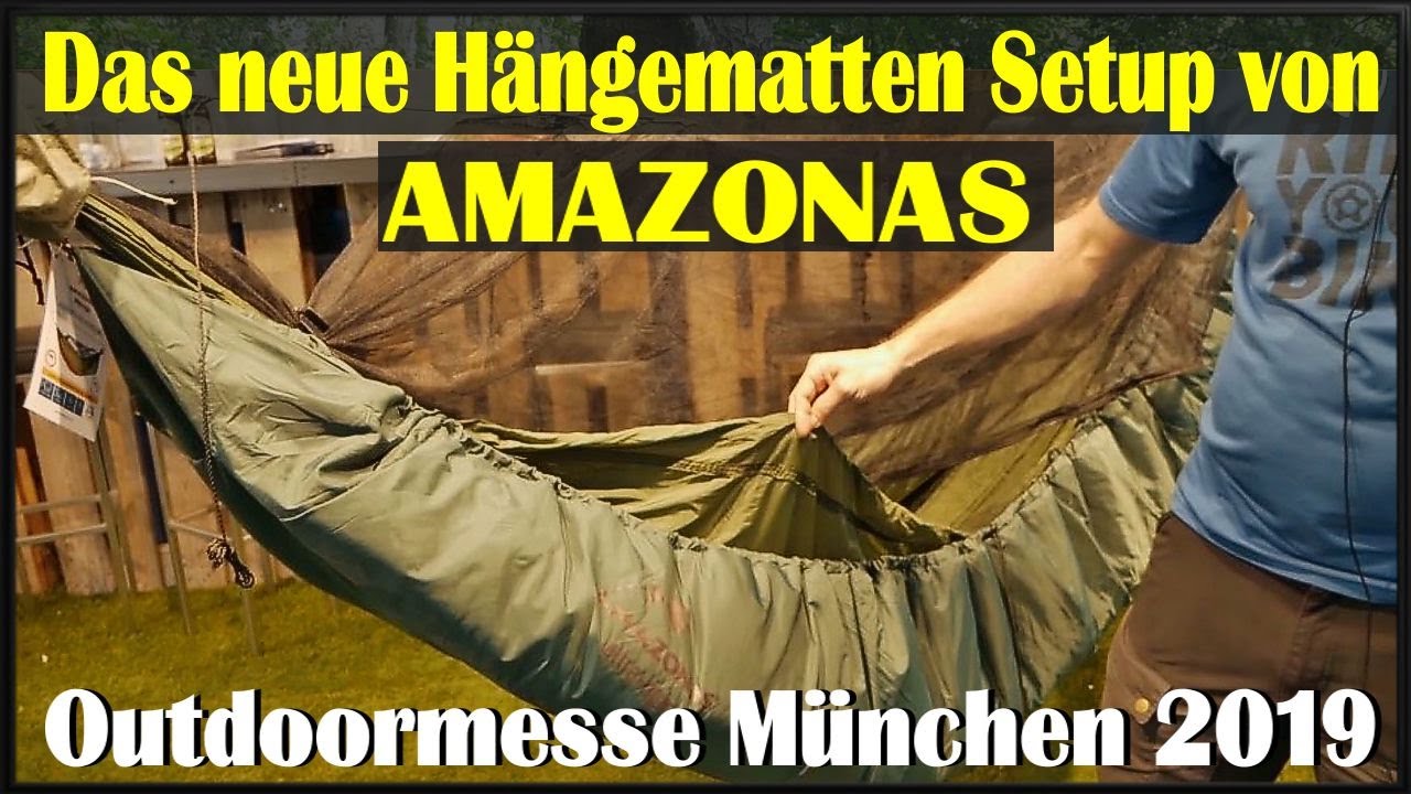 Outdoormesse München 2019 Neues Set von AMAZONAS Adventure Hero XXL -Outdoor by Ispo 2019 in München