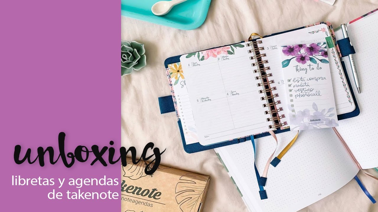 Unboxing: Libreta, agenda y bullet journal de Takenote | NUNUSITE |