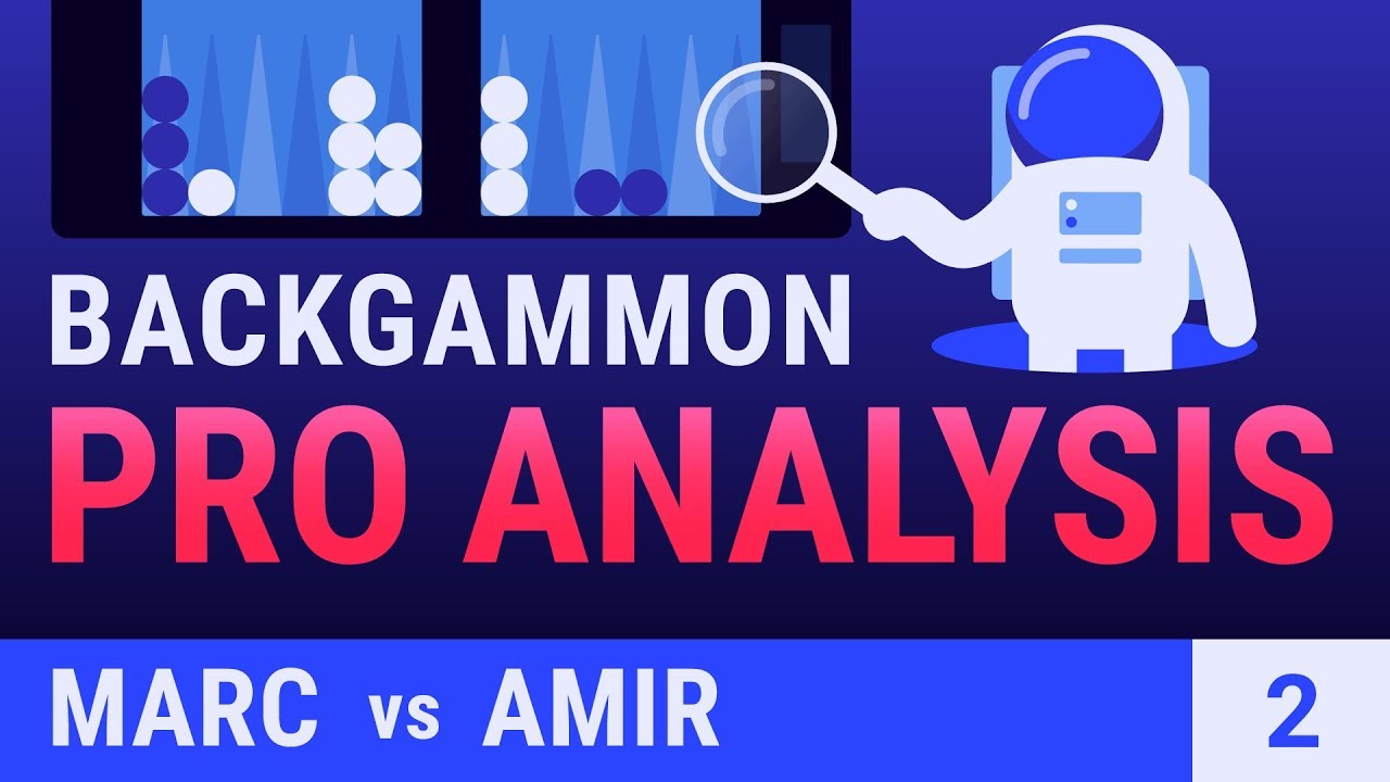 Backgammon Pro Analysis - Episode 2 with Marc vs Amir