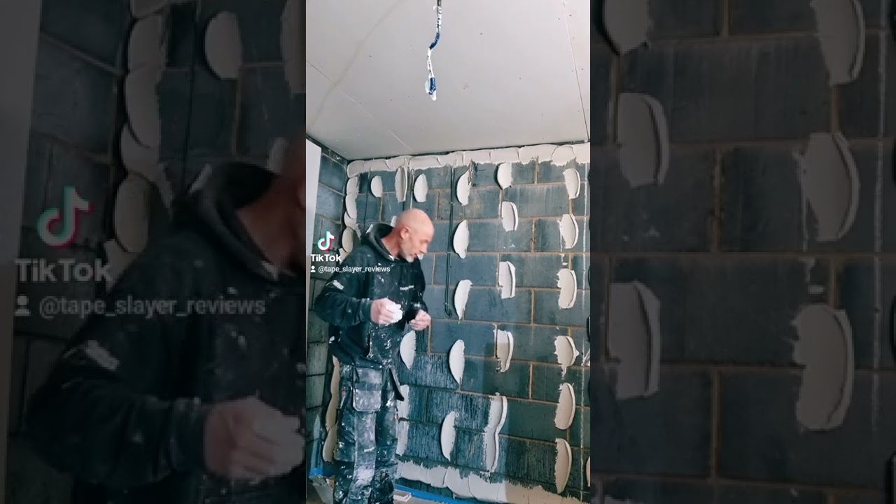 how to dot and dab . plastering video      #dotanddab  @BritishGypsumUK
