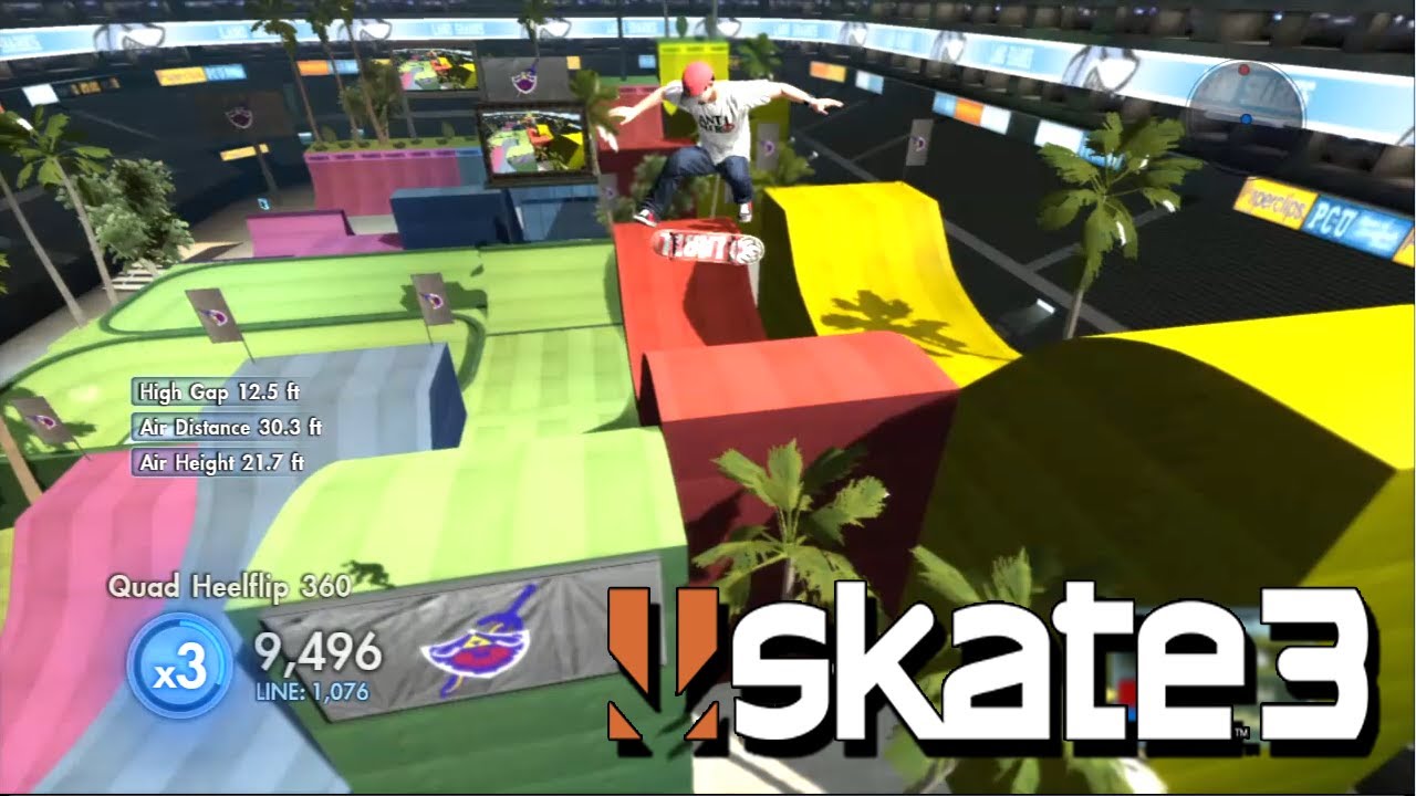 Skate 3 - Mapa da Comunidade - Insane Air time com @GamerYoshi