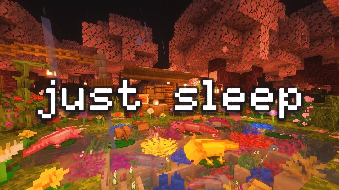 🌙 Засни мгновенно ⎮ Дождь в Minecraft и уютная атмосфера для глубокого расслабления