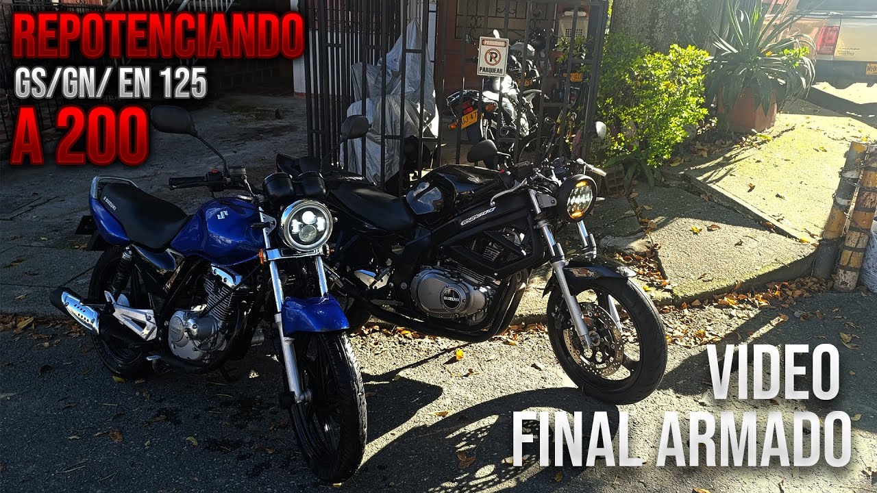 Repotenciando Suzuki GS/GN/EN 125 a 200 / VIDEO FINAL - ARMADO