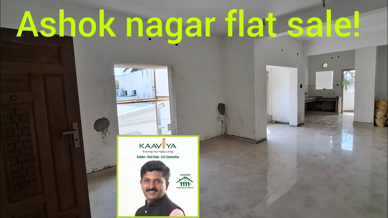 Ashok nagar ready 3bhk flat for sale! Kaaviya homes | independent floor flat in west mambalam
