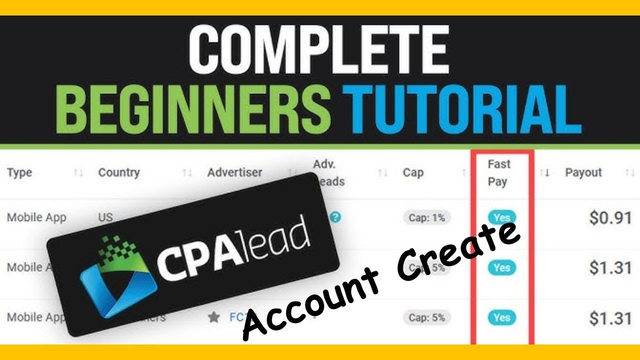 How to Create CPAlead Account | Step-by-Step CPA Marketing Guide 2026