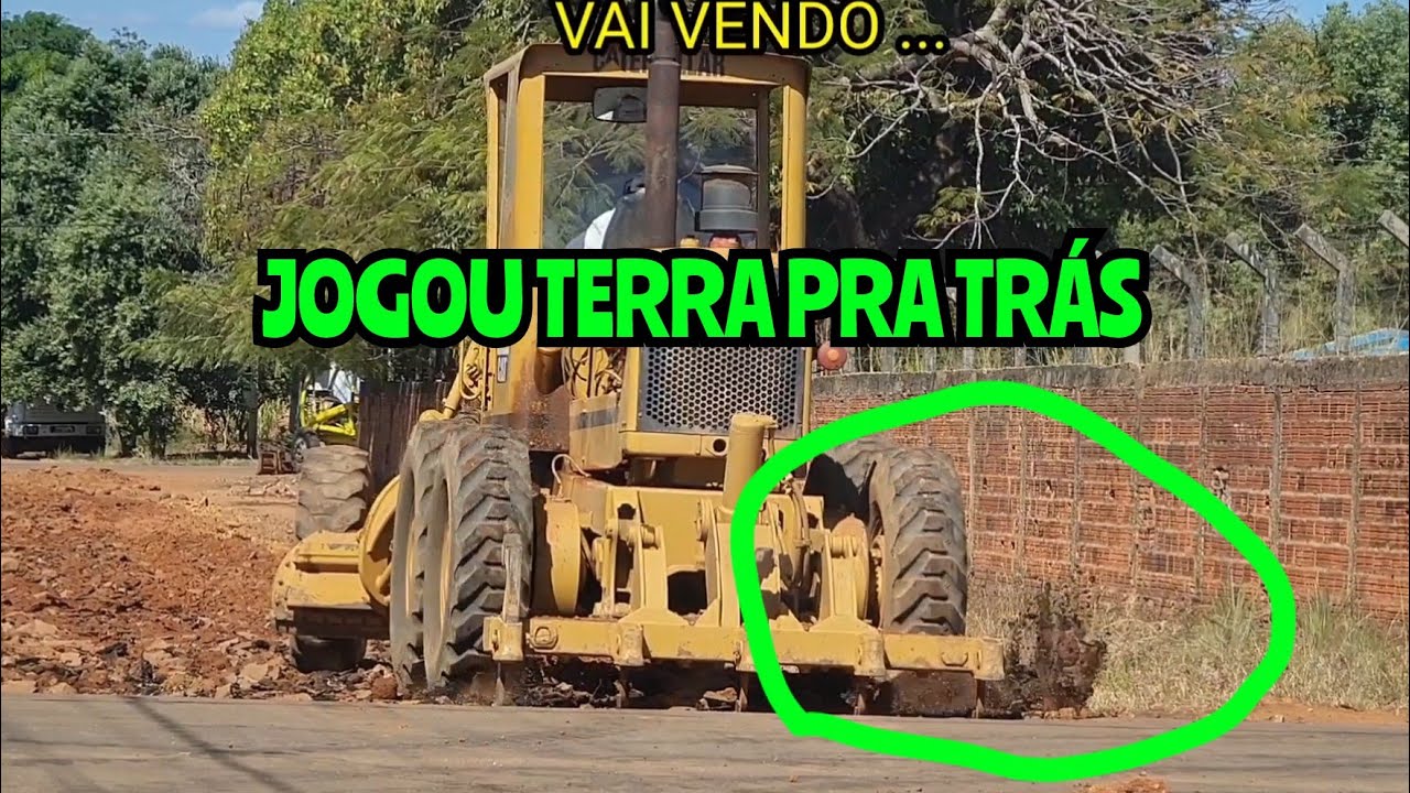 ACIDENTE 140B   FOI BAGAÇO/ Motoniveladora caterpillar 140B grader niveleuse motoconformadora patrol