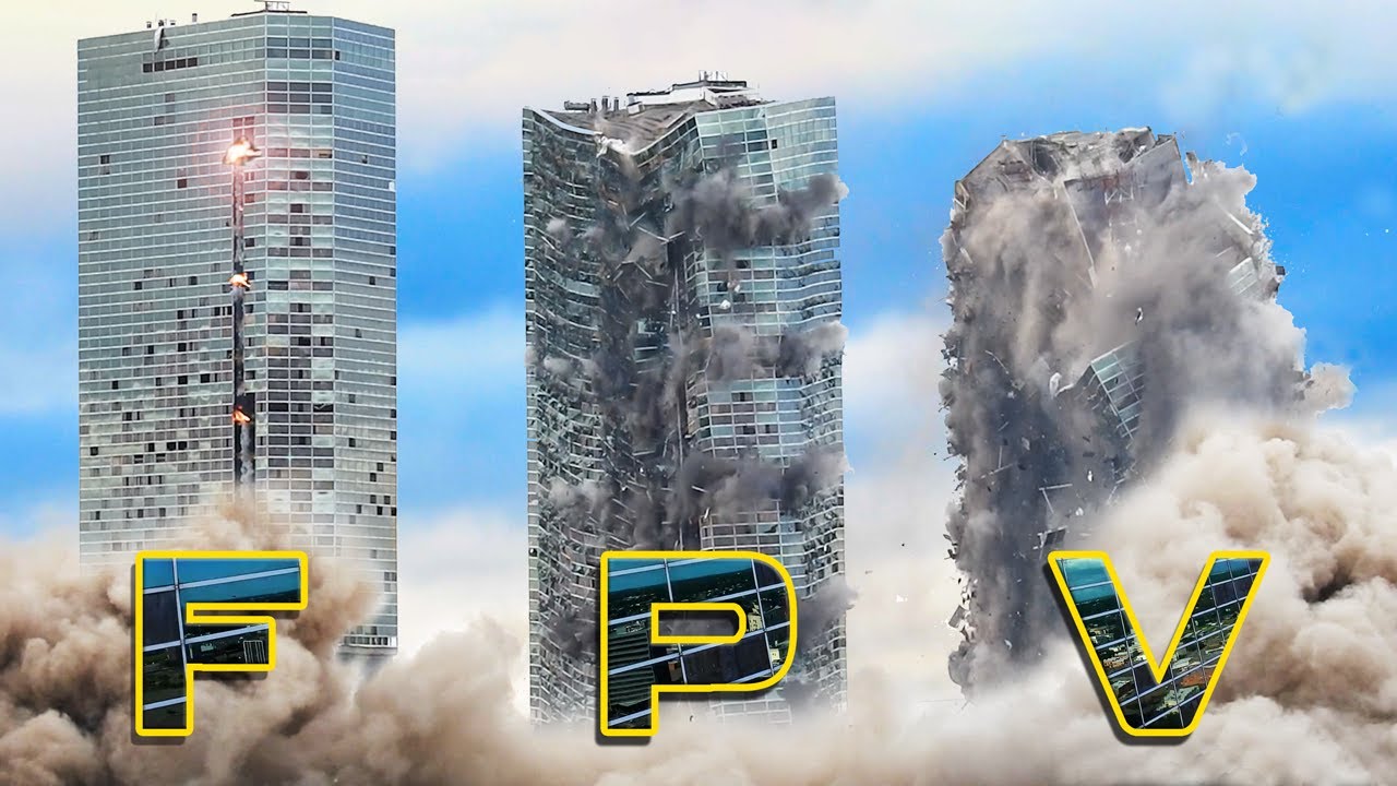 Capital One Skyscraper Demolition FPV