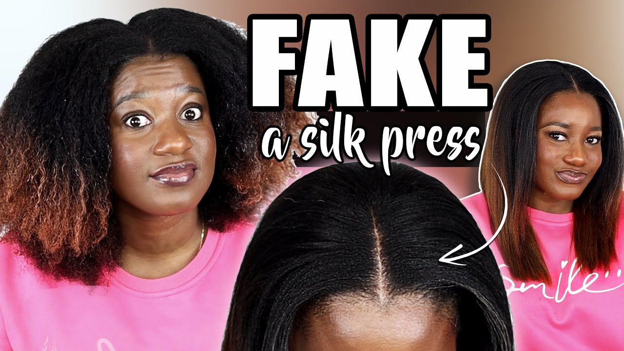 The CHEAT CODE to a BOMB Silk Press!! It's NOT a Sew-In!