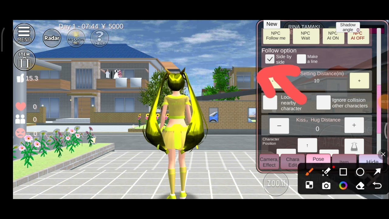 Sakura school simulator ချိတ်ဆော့နည်း