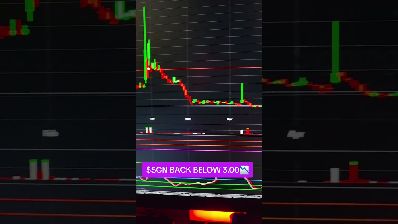 $SGN BACK BELOW 3.00 AS I CALLED 📉