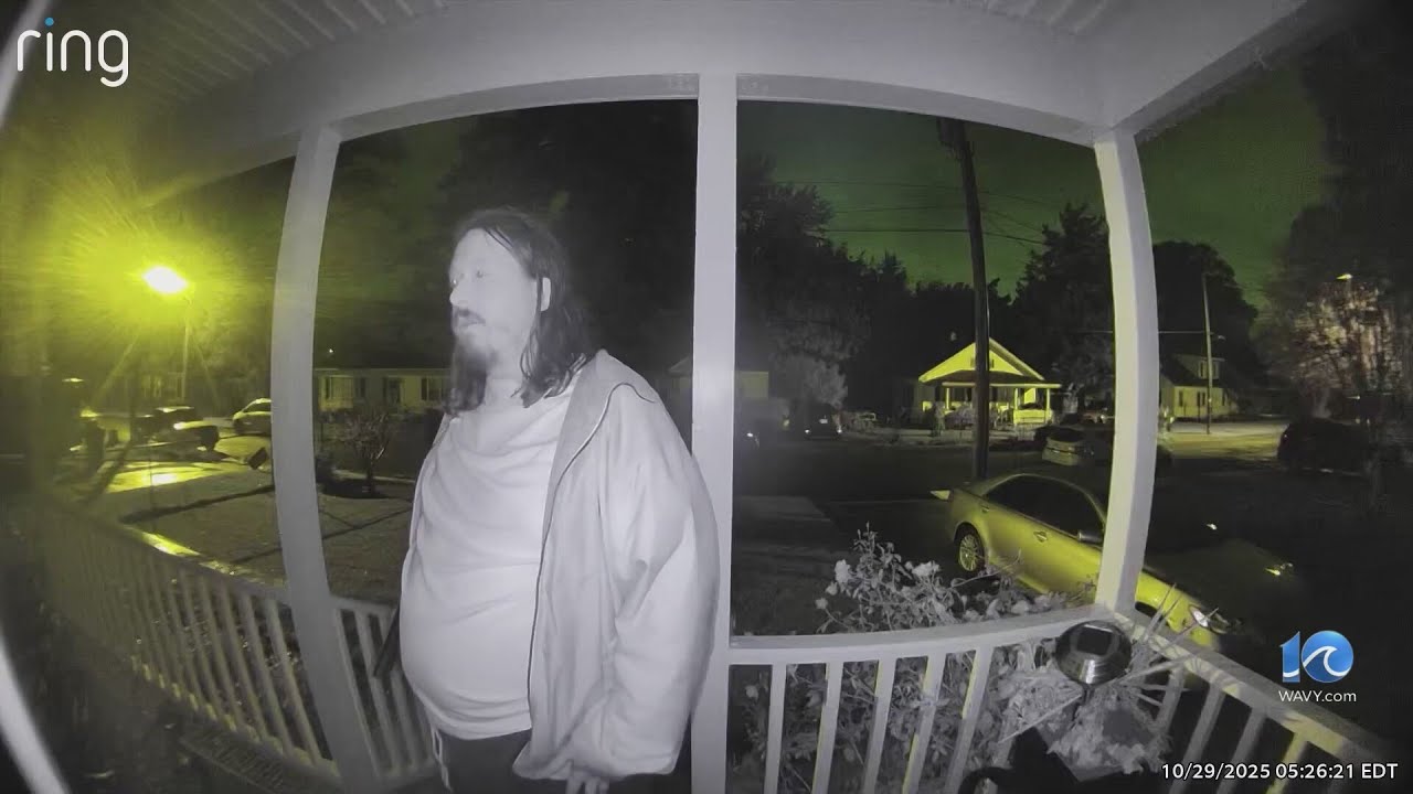 Elizabeth City woman shaken after man caught on camera with a gun, seen slashing tires