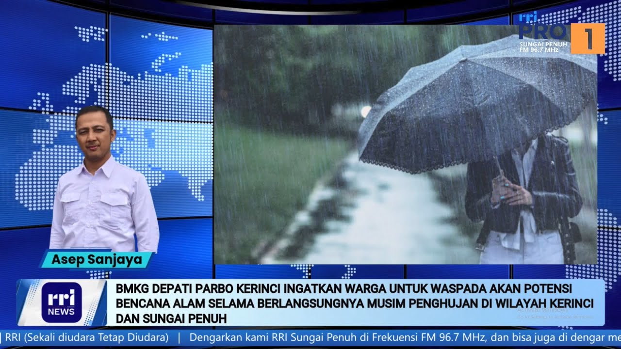 [BERITA] WBD – BMKG Depati Parbo Ingatkan Waspada Bencana Musim Hujan..