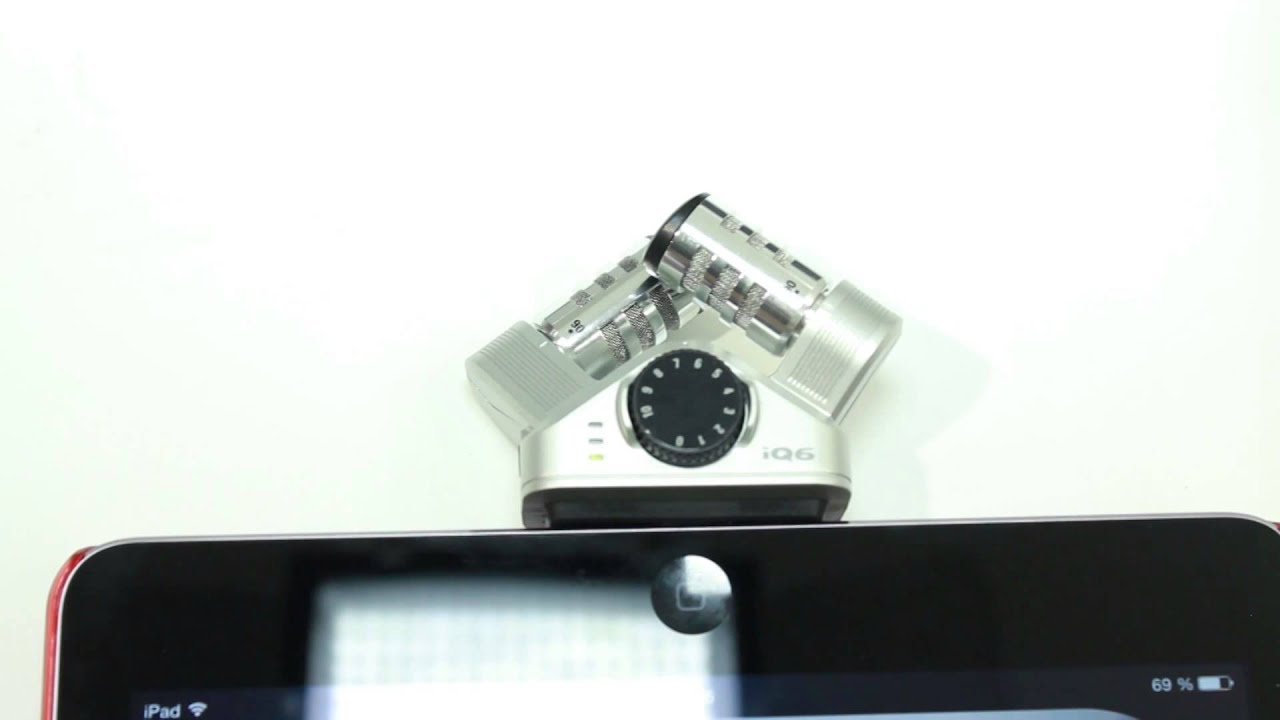IFA 2014 - ZOOM iQ6 Aufsteckmikrofon für iOS.