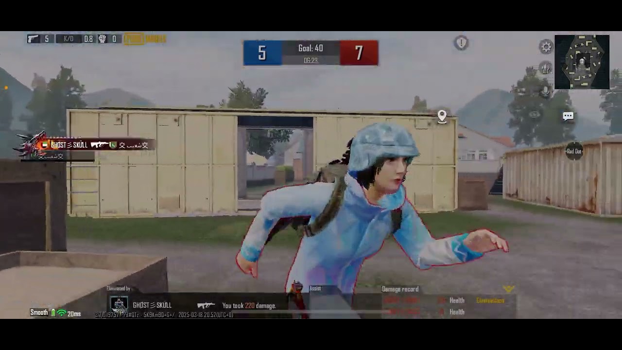 1v1 Ghost skull