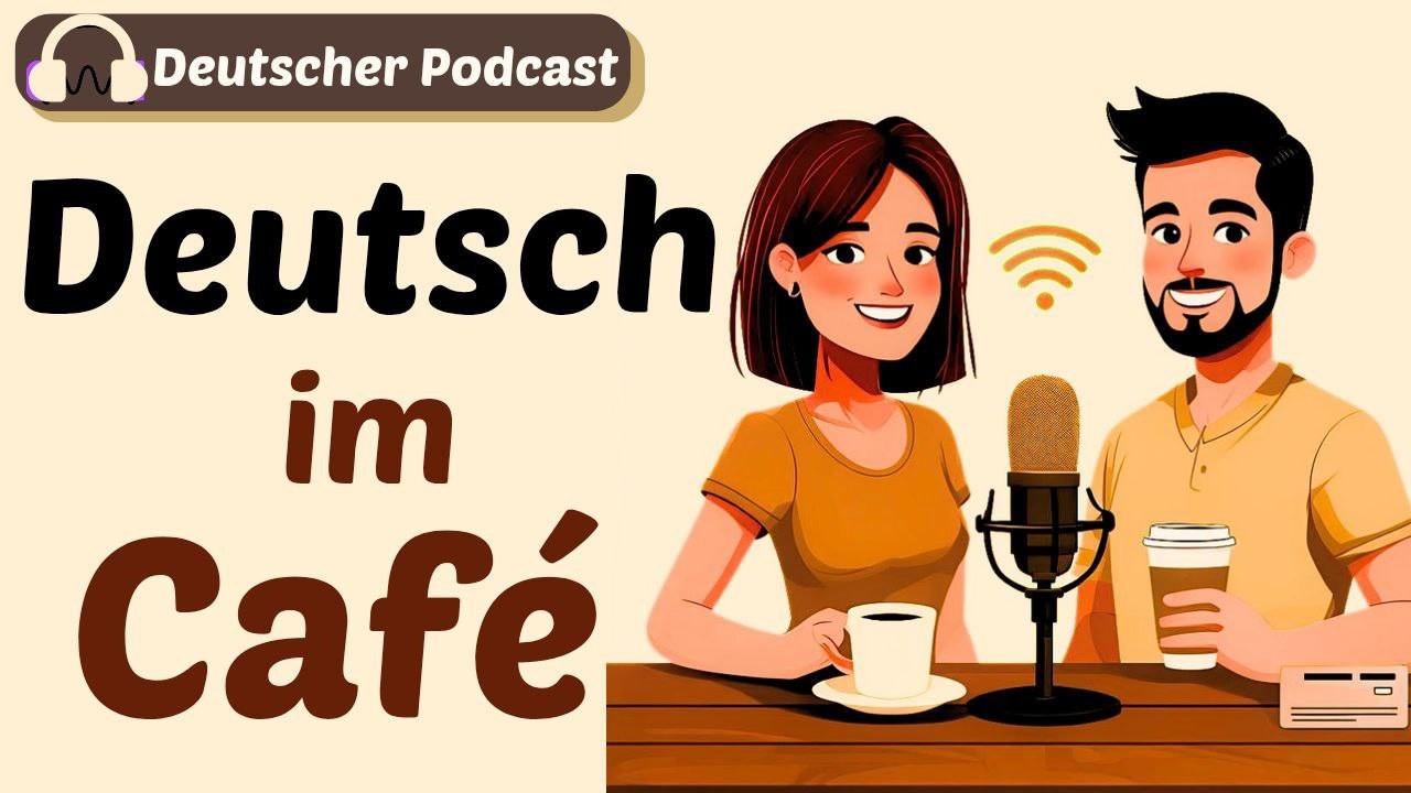 podcast deutsch | German at the Coffee Shop | german a1