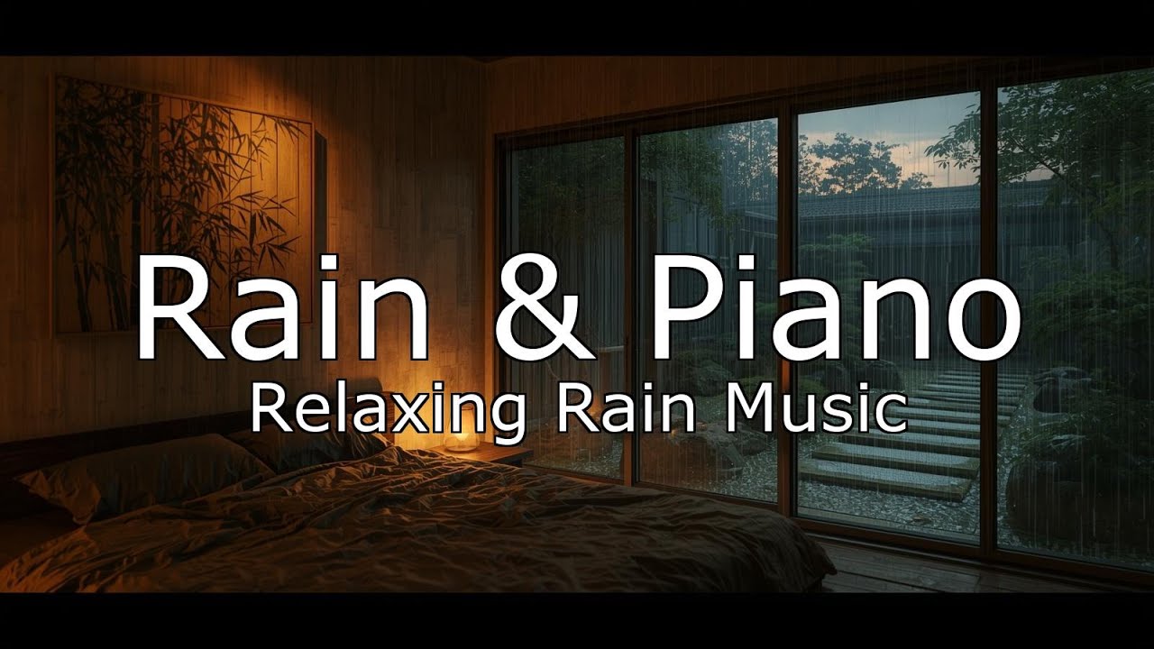 Relaxing Music + Rain Sounds for Meditation 💧 Relieves Anxiety and Depression, Deep Healing