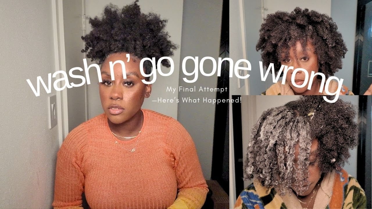 4C Hair Reality Check: My FINAL Attempt at a Wash 'N Go— Spoiler Alert: Twist-Out Wins Again!