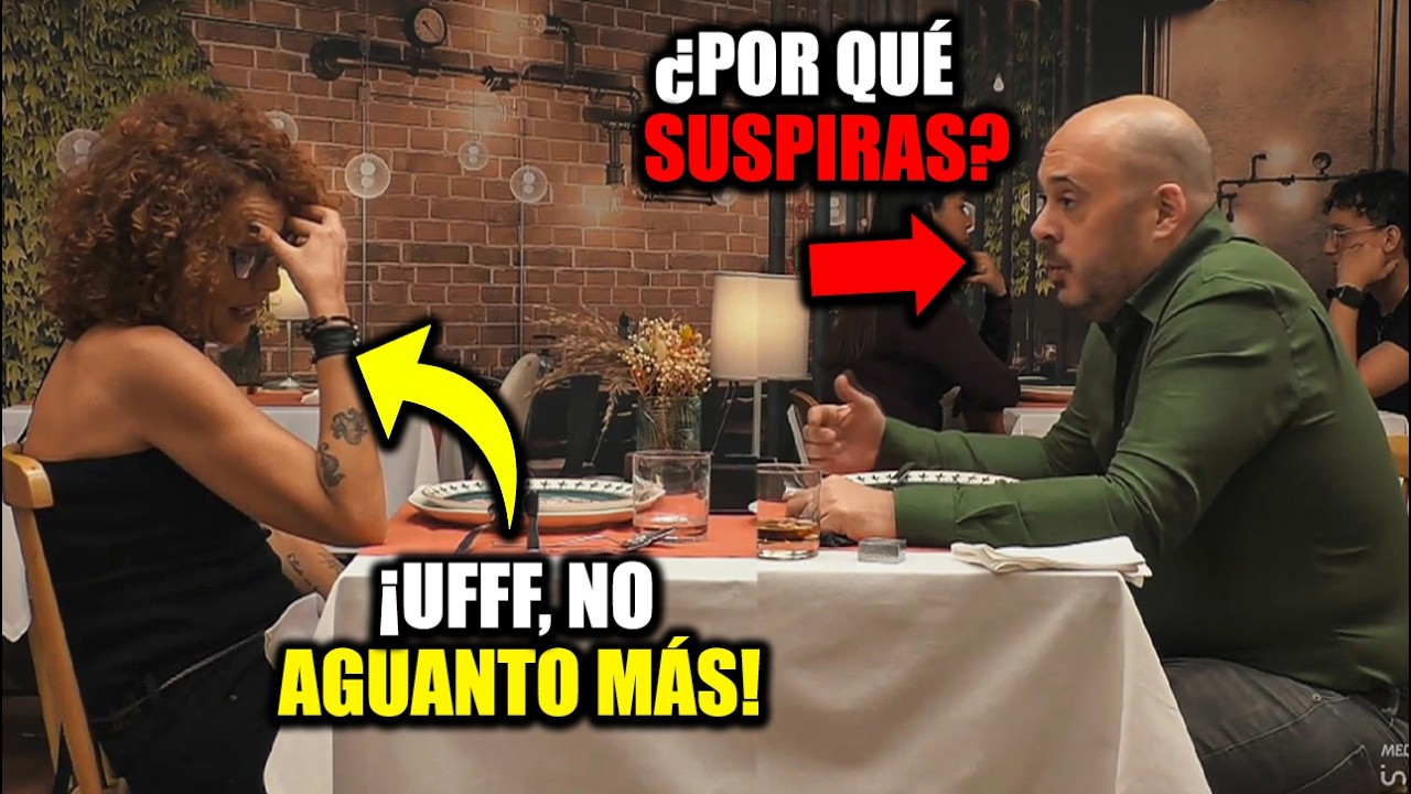 Una SOLTERA no AGUANTA más a SU CITA por ESTO... 😱 First Dates