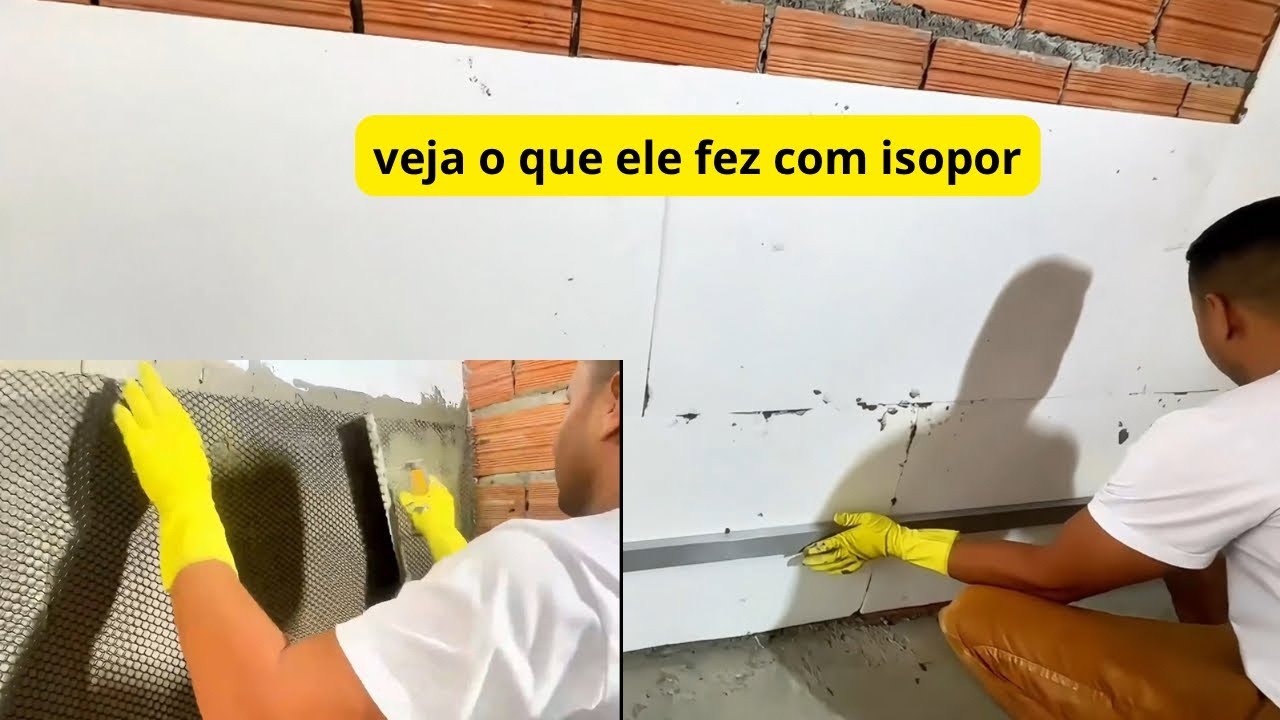 Reboco com Isopor e Tela de Galinheiro: Dicas e Truques para um Acabamento Perfeito