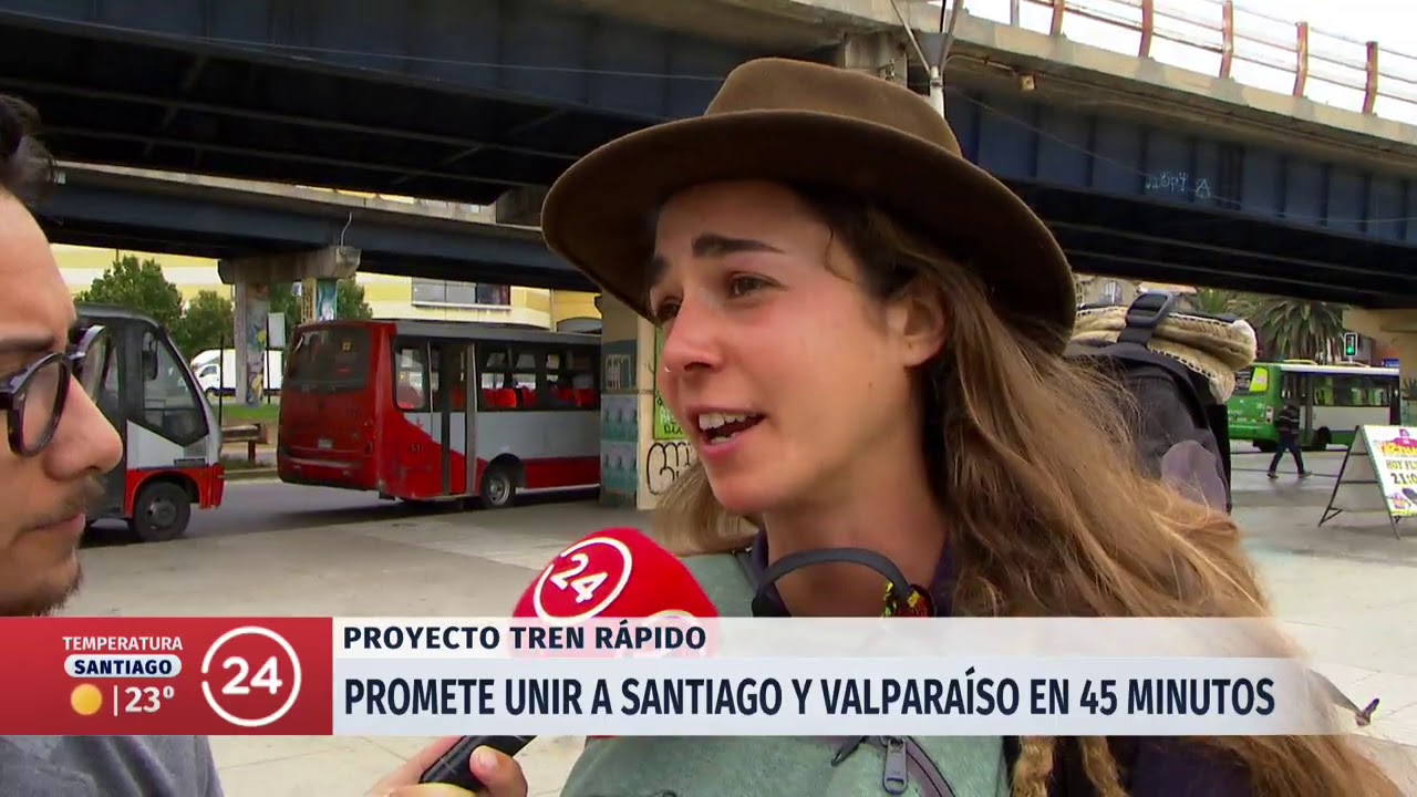 Así será el tren rápido que unirá a Valparaíso y Santiago | 24 Horas TVN Chile