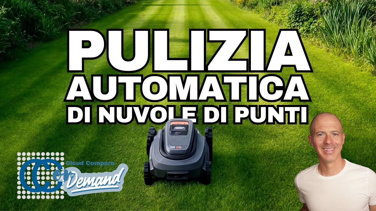 Pulizia automatica di nuvole di punti in CloudCompare