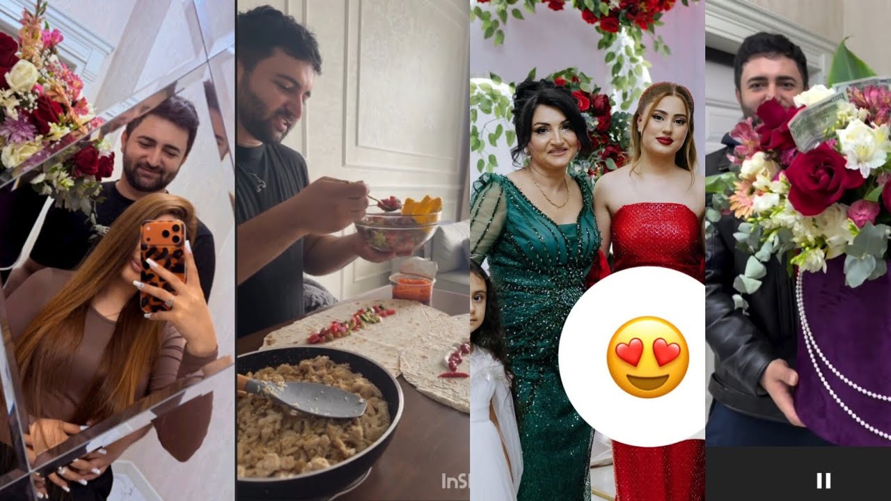 Aynanın gəlini Və oğlu möhtəşəm videolar geldi.Heyat yoldaşına 💵 gülü hədiyyə etdi 