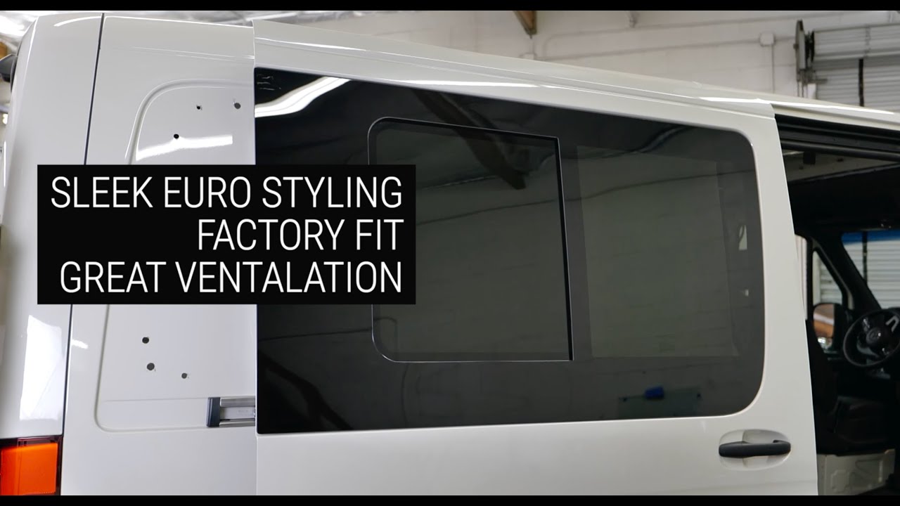 How to Install an AM Auto Half Slider bonded (glue-in) van window