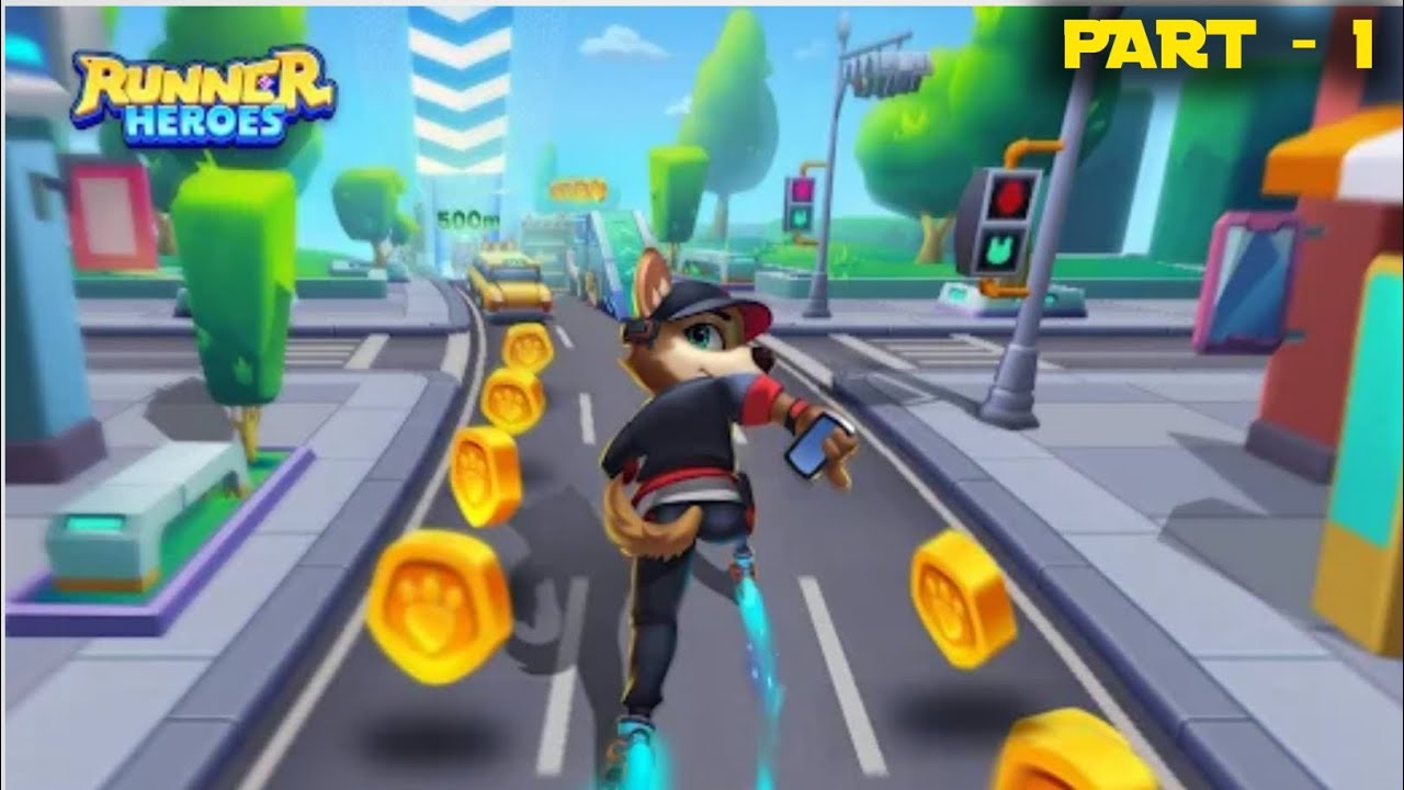 Runner heroes game playing | 
