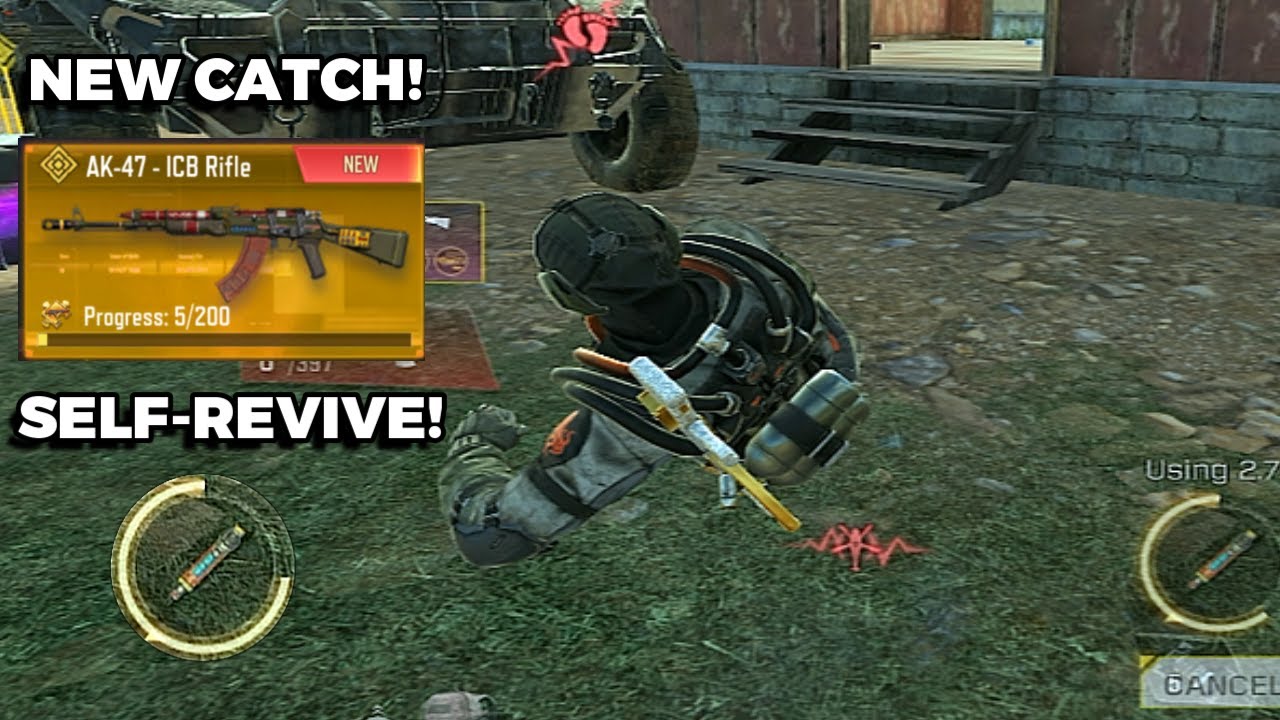 New SELF-REVIVE | Legendary AK-47 ICB Rifle | Solo v Squad CODM Full Gameplay Call of Duty Mobile!
