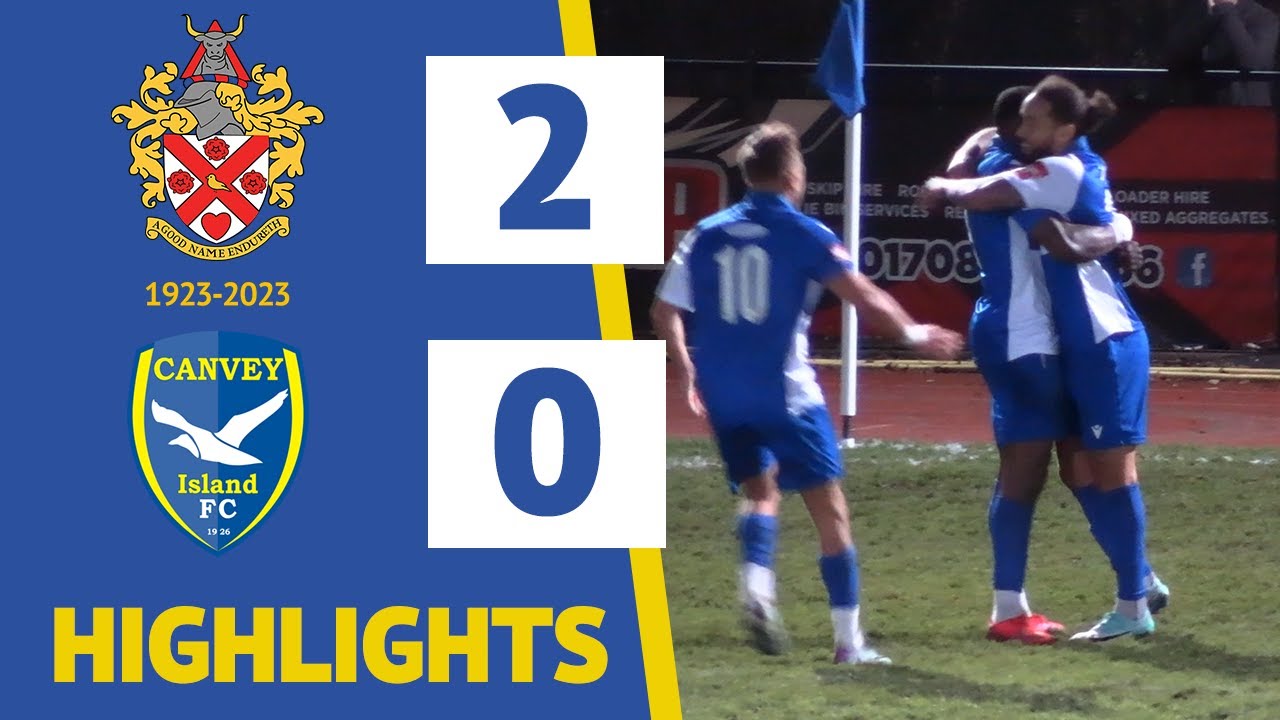 BACK TO WINNING WAYS | Hornchurch v Canvey Island Match Highlights | Isthmian Premier League 2023/24