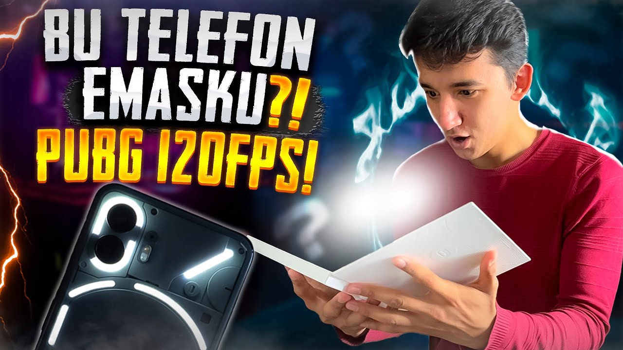 BU TELEFON EMAS🤯NOTHING PHONE - 2 PUBG 120FPS?