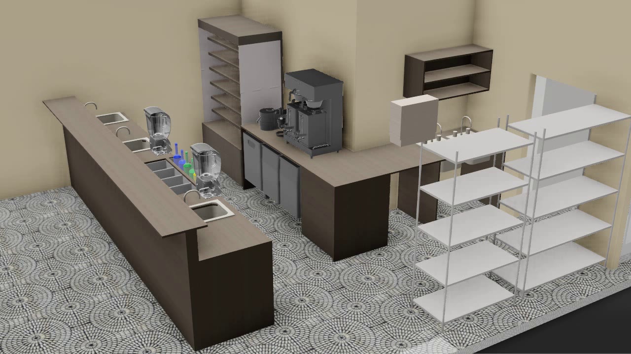 3D Juice bar Presentation