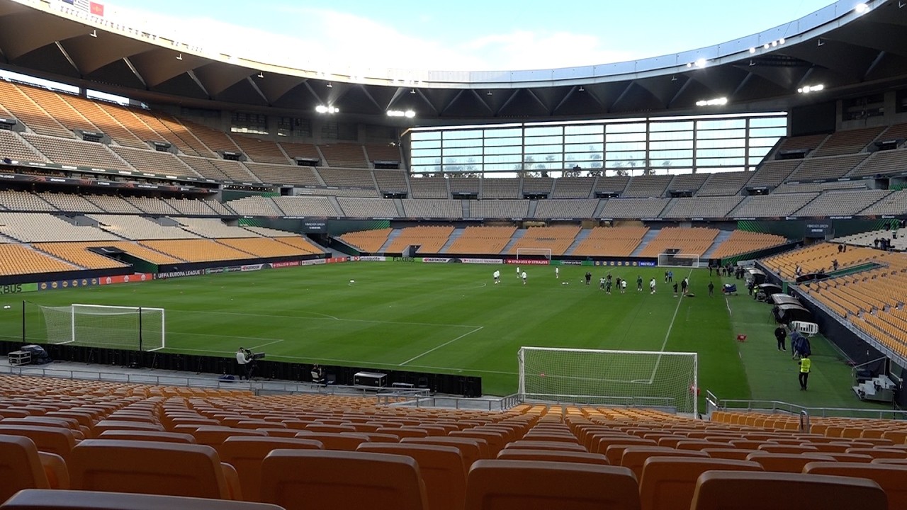 Η προπόνηση του Παναθηναϊκού πριν τη ρεβάνς με τη Ρεάλ Μπέτις /PAO TV