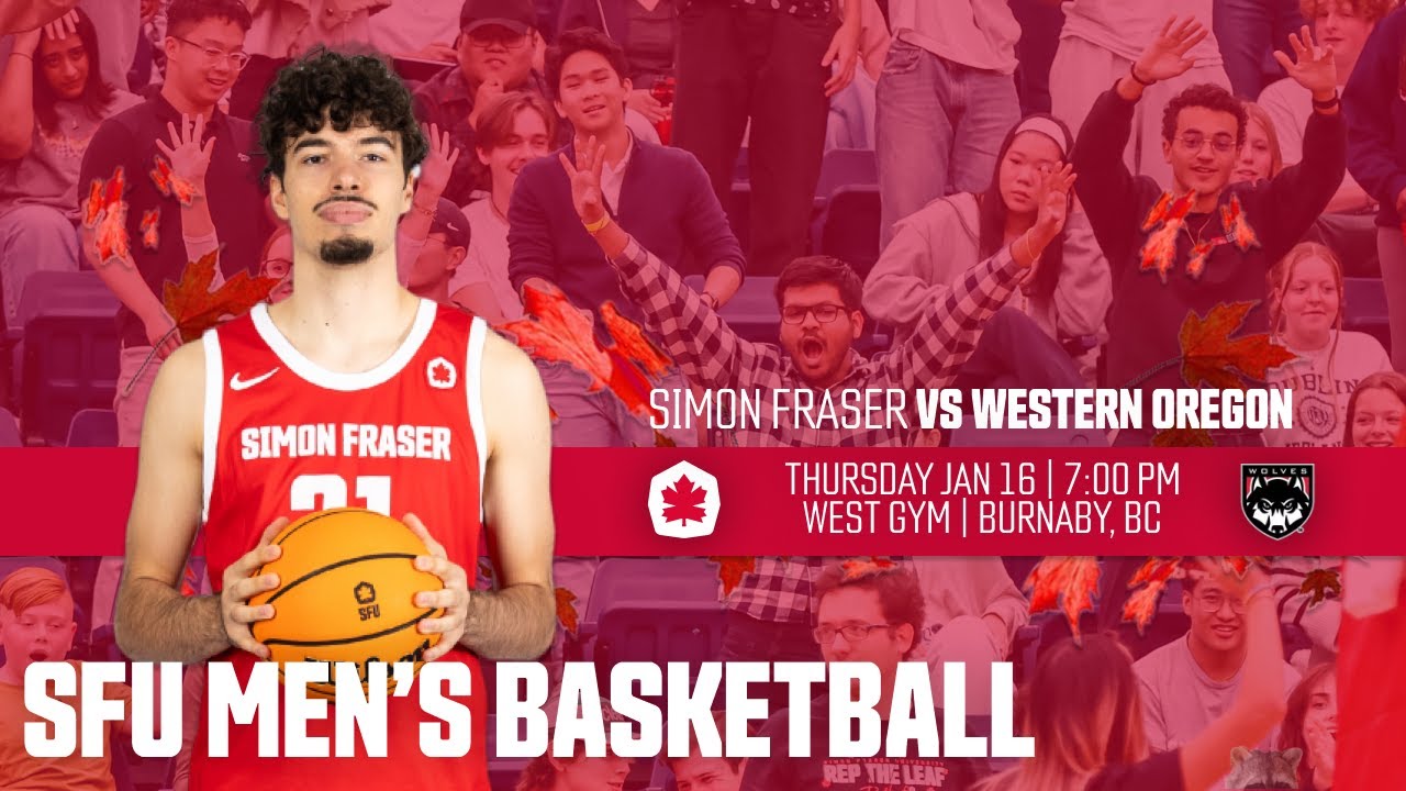 SFU Men's Basketball: Red Leafs vs Western Oregon - Jan 16th, 2025