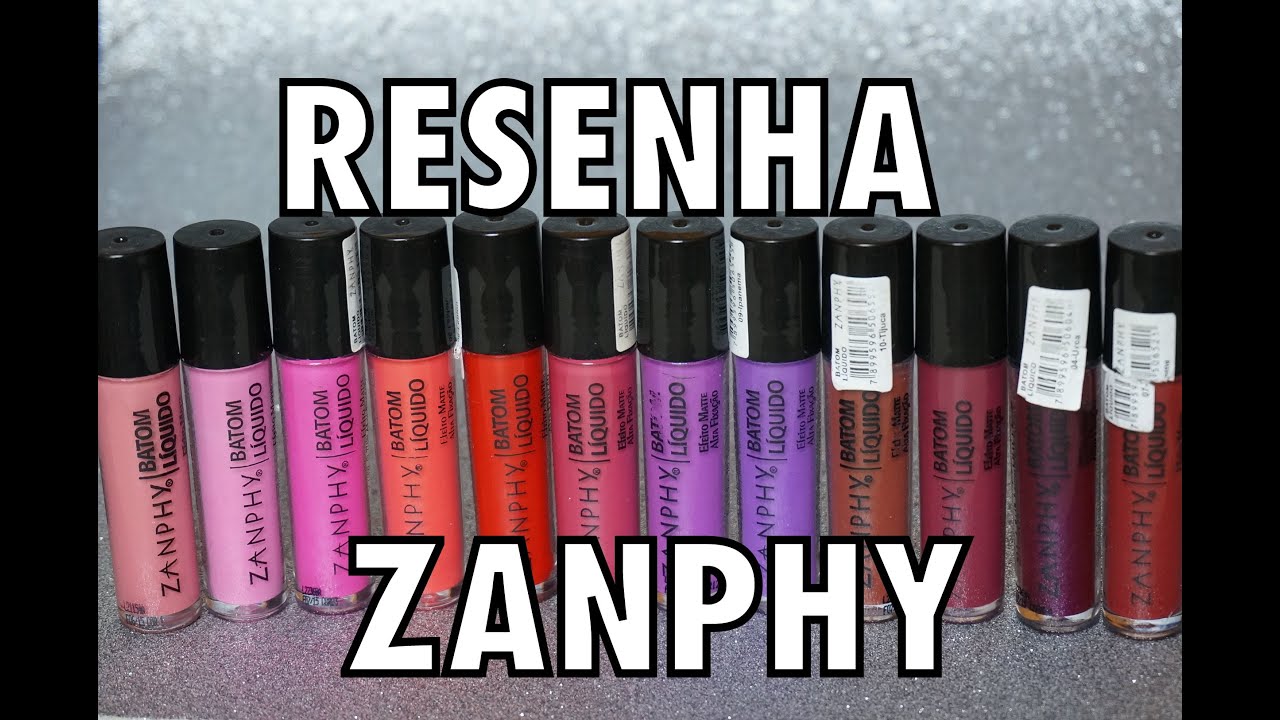 BATOM LIQUIDO MATTE - ZANPHY - RESENHA + COMPARAÇÕES