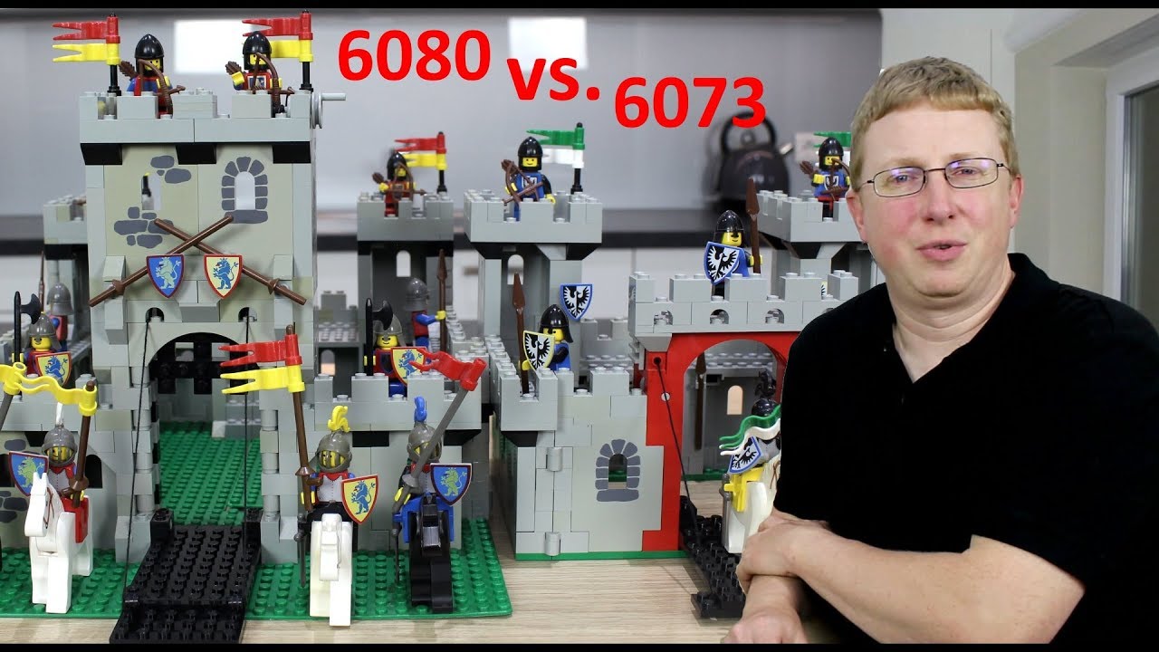 Lego Ritter - Löwen Ritterburg vs. Adler Ritterburg - 6080 vs. 6073  von 1984