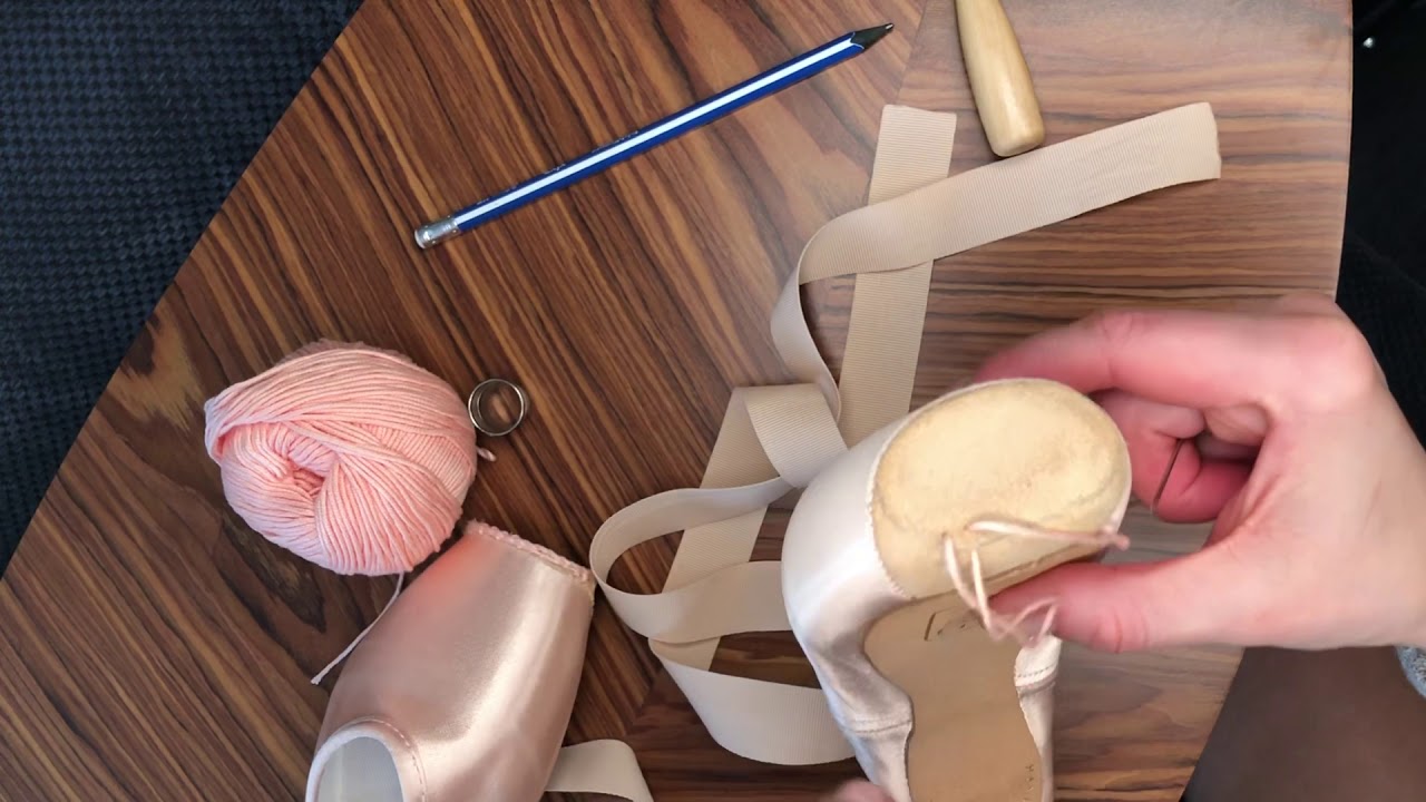 How to darn Gaynor Minden pointe shoes