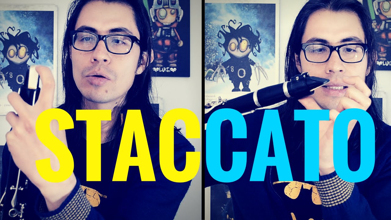 Como hacer el STACCATO en clarinete |  ágil y rápido