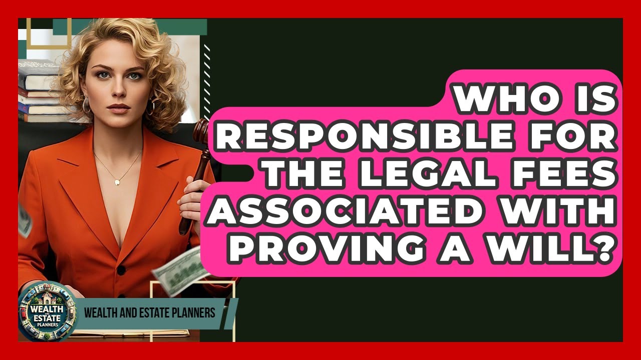 Who Is Responsible For The Legal Fees Associated With Proving A Will? | Wealth and Estate Planners