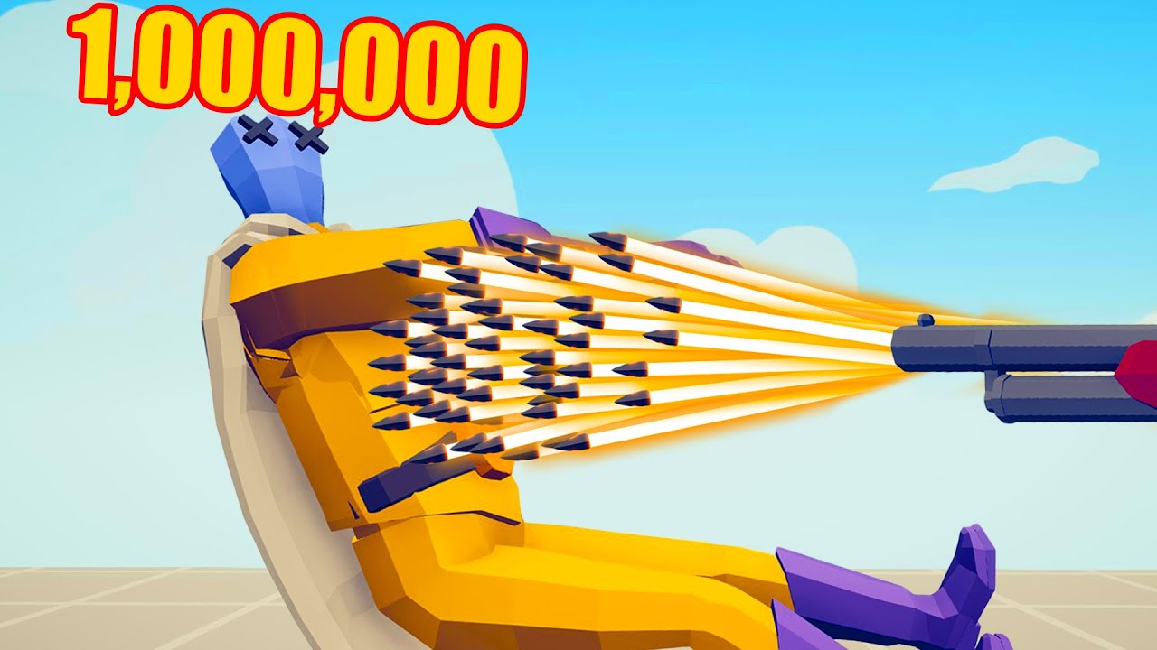 1000000 DAMAGE SHOTGUN vs EVERY UNIT - TABS Totally Accurate Battle Simulator2
