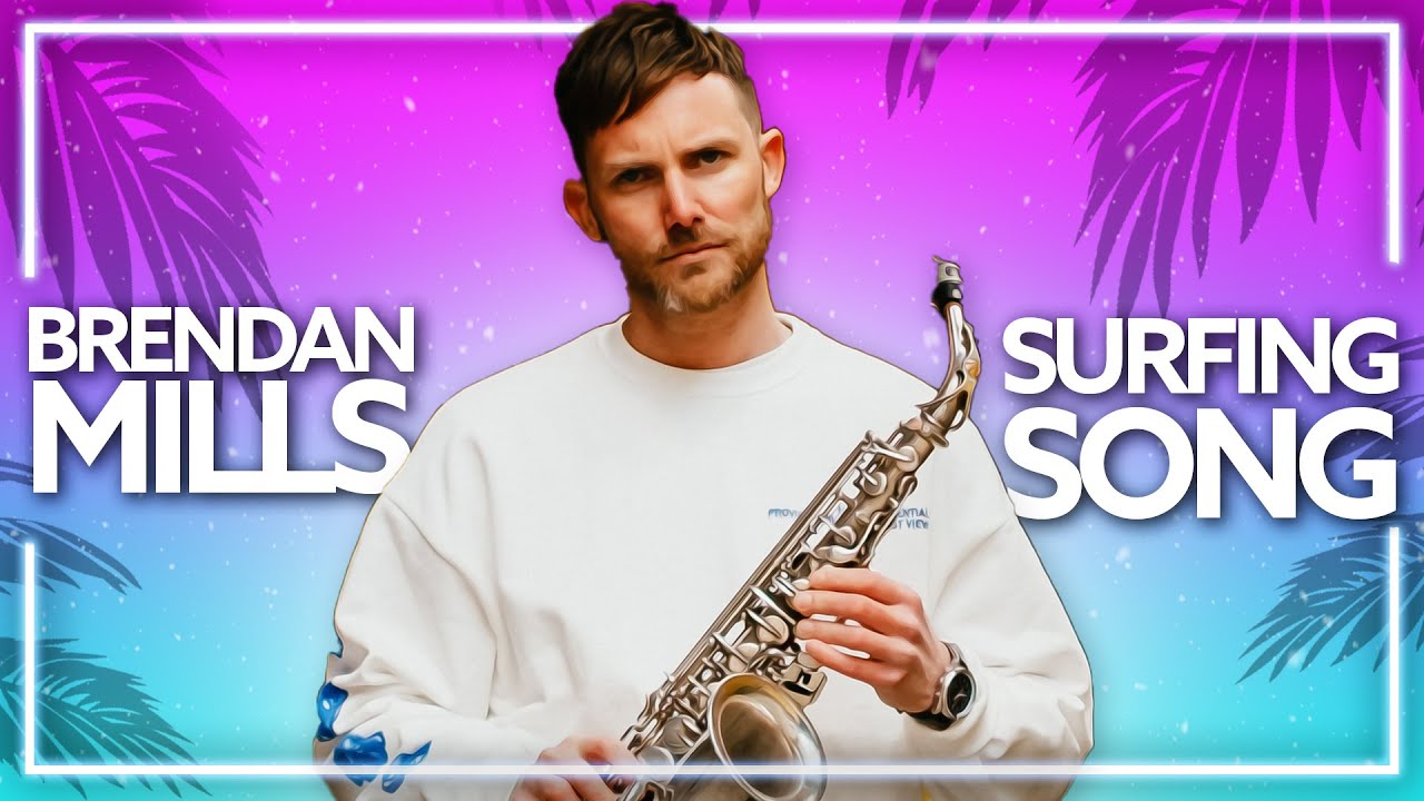 Brendan Mills, Surfin' Sam - Surfing Song (Lyric Video)