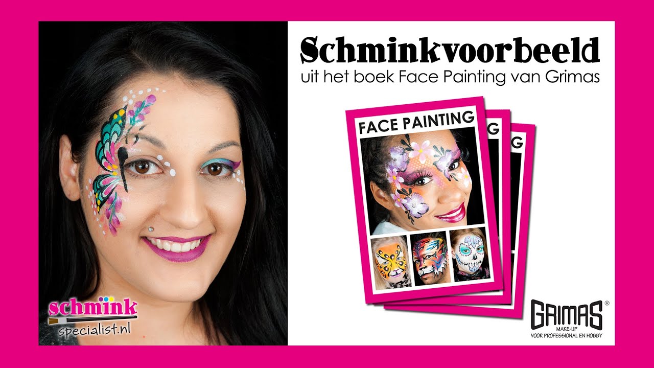 Eyedesign Vlinder Schminkvoorbeeld