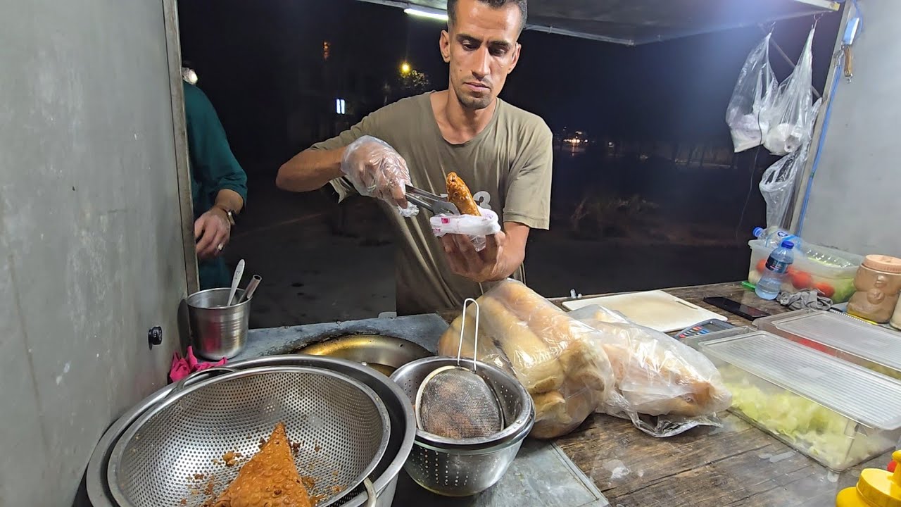 Falafel & Samosa Food Truck in Karaj 🍴 Middle Eastern Street Food | فودتراک فلافل و سمبوسه کرج