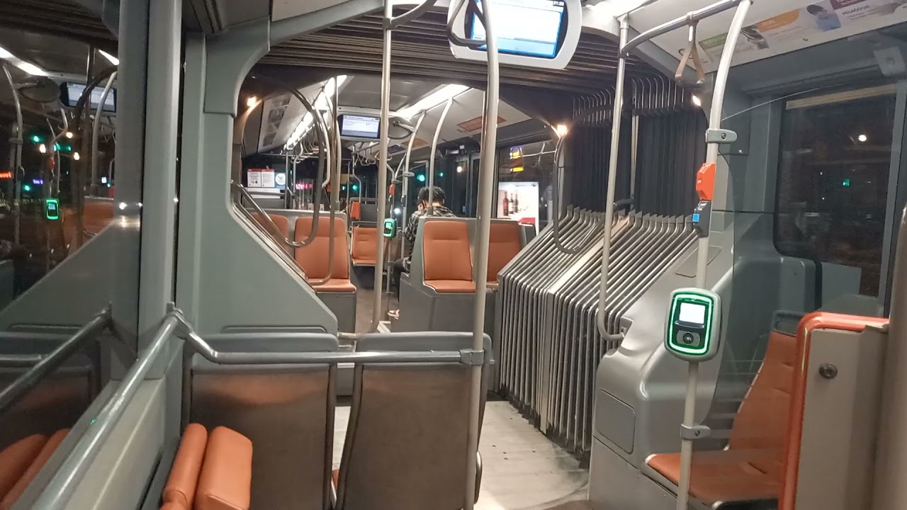 STIB/MIVB Mercedes Citaro G Facelift bus ride between De Brouckère and Delacroix