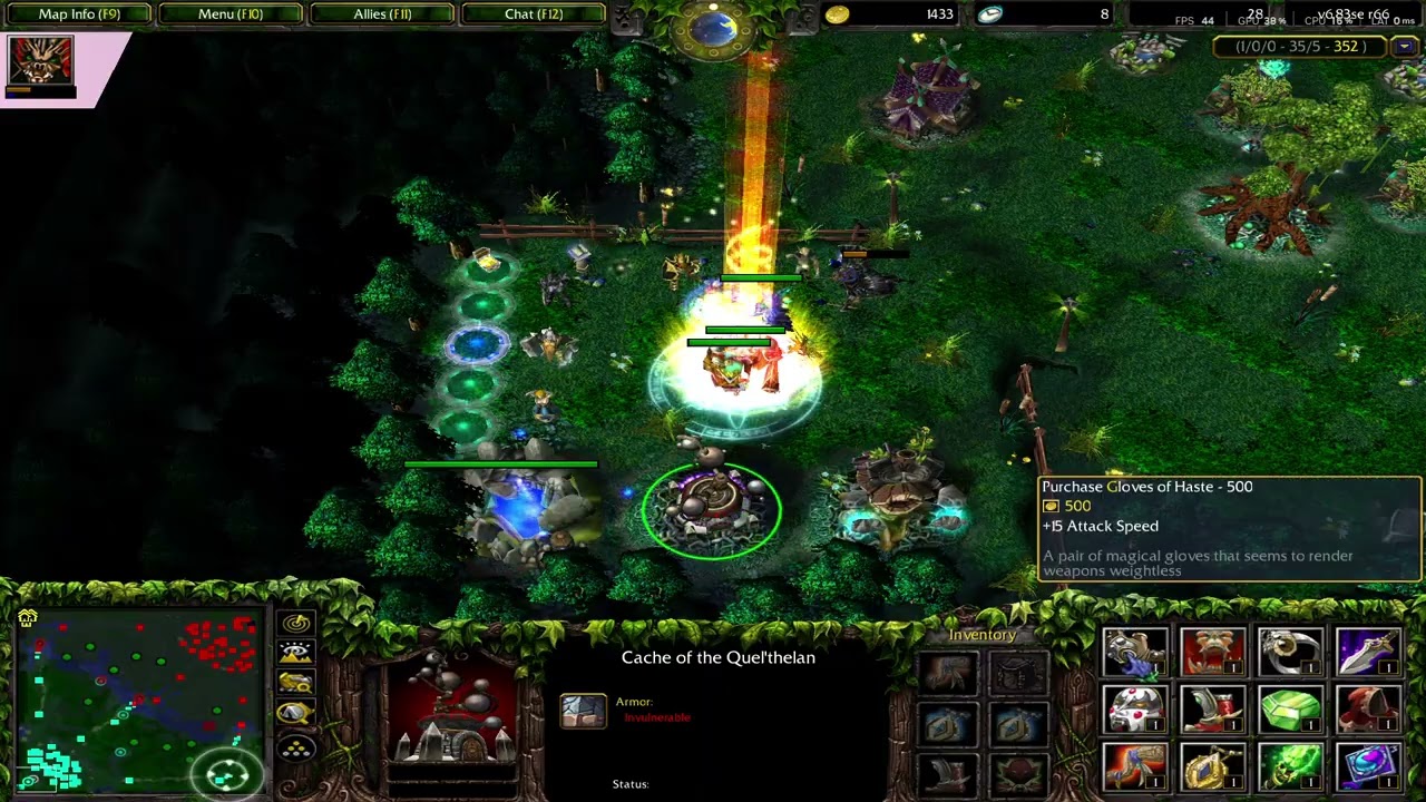 Warkcraft DOTA DESTROER 11/09/19
