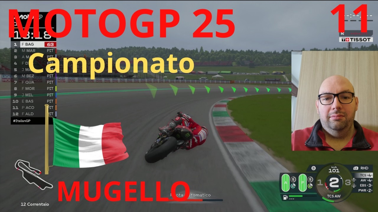 motogp 25  xbox serie x campionato gara 11 Mugello Italia