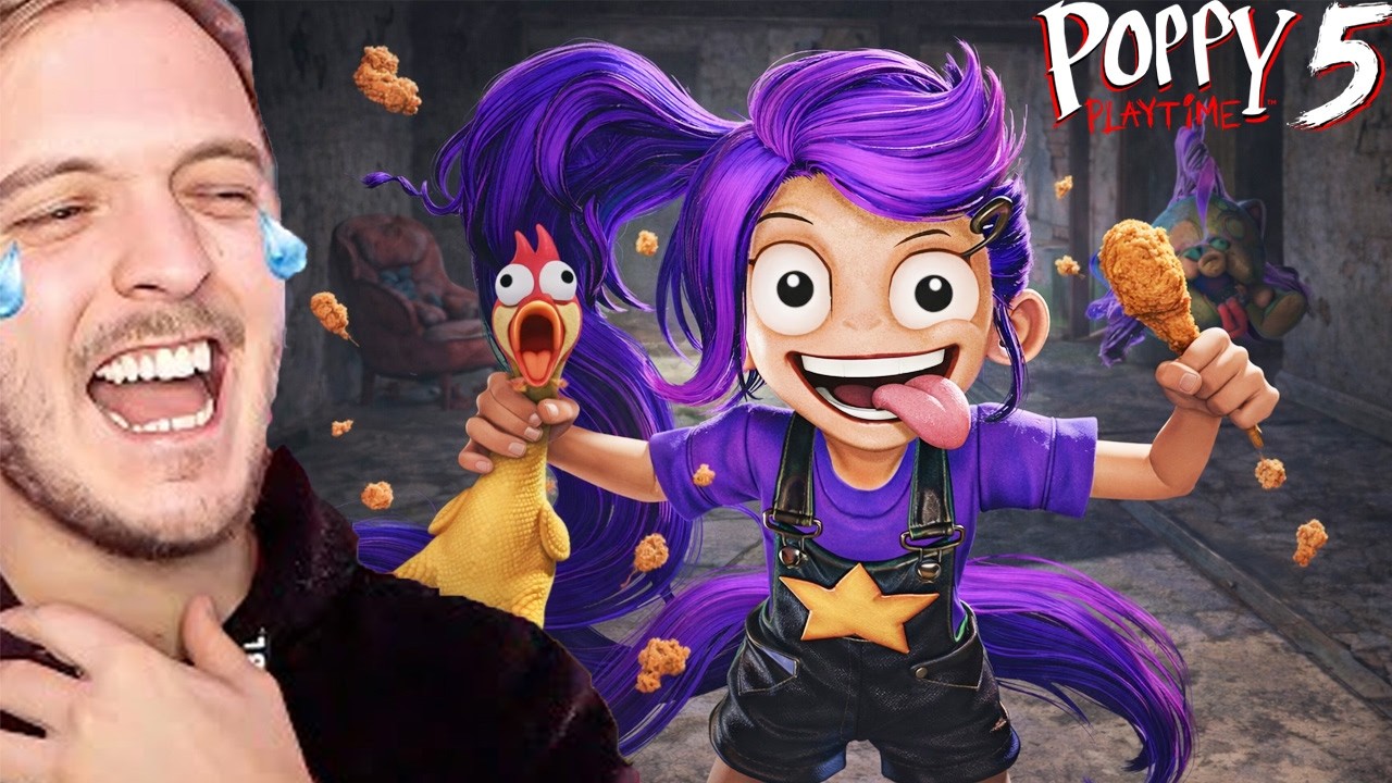 LES MOMENTS LES PLUS DRÔLE DE POPPY PLAYTIME CHAPITRE 5 ! 😂 ( c'est trop drôle )