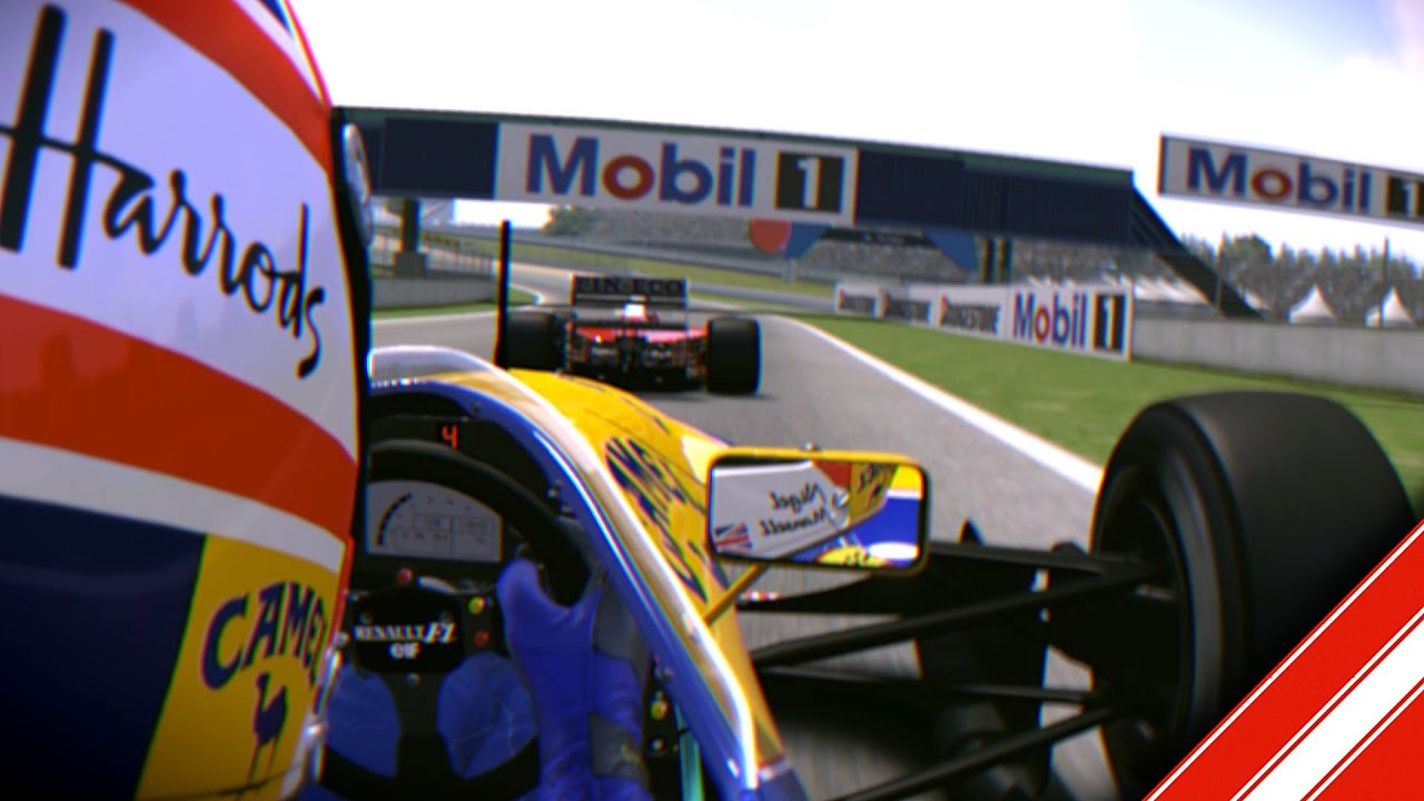 Mansell’s Williams FW14B Owns Barcelona
