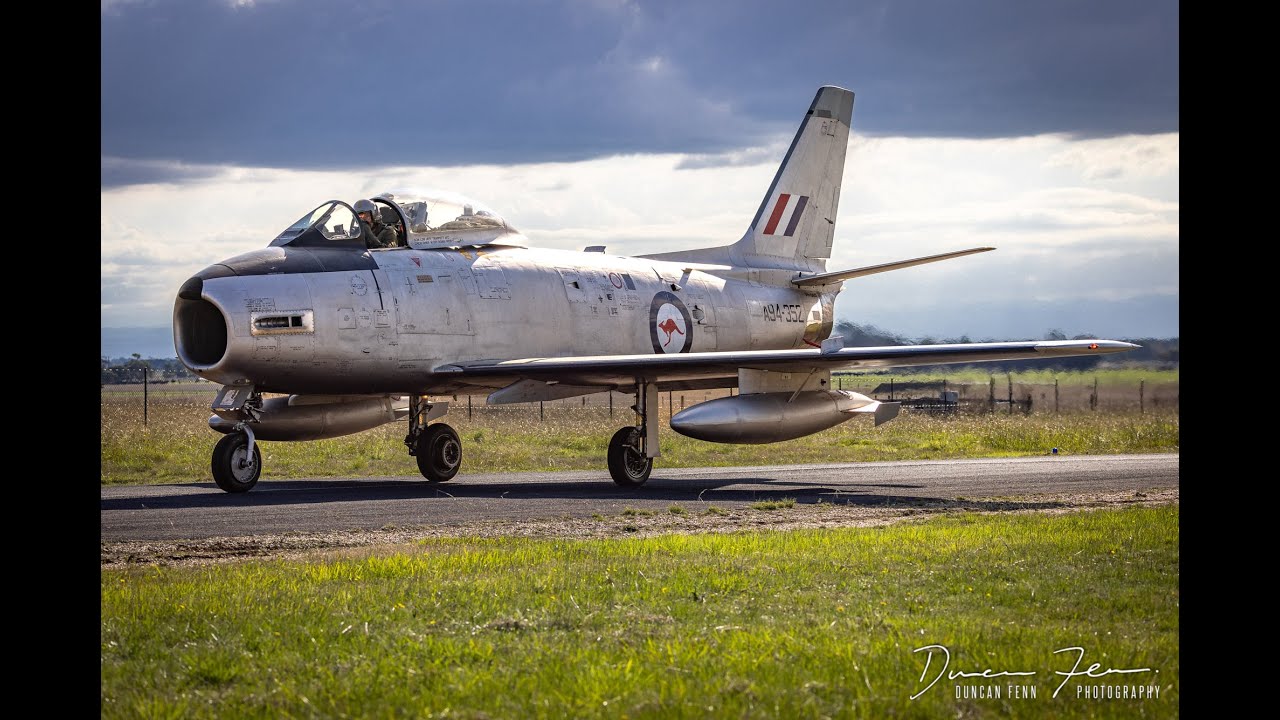 CAC CA-27 MK 32 Sabre VH-SBR Display Anzac Airshow 2022